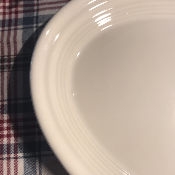 FIESTA OVAL PLATTER/DISH WHITE 2002 - Picture 3 of 5